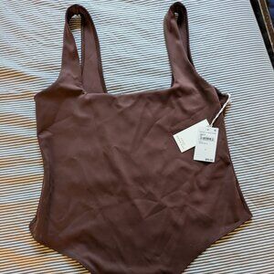 Good American Scuba Square-neck Bodysuit